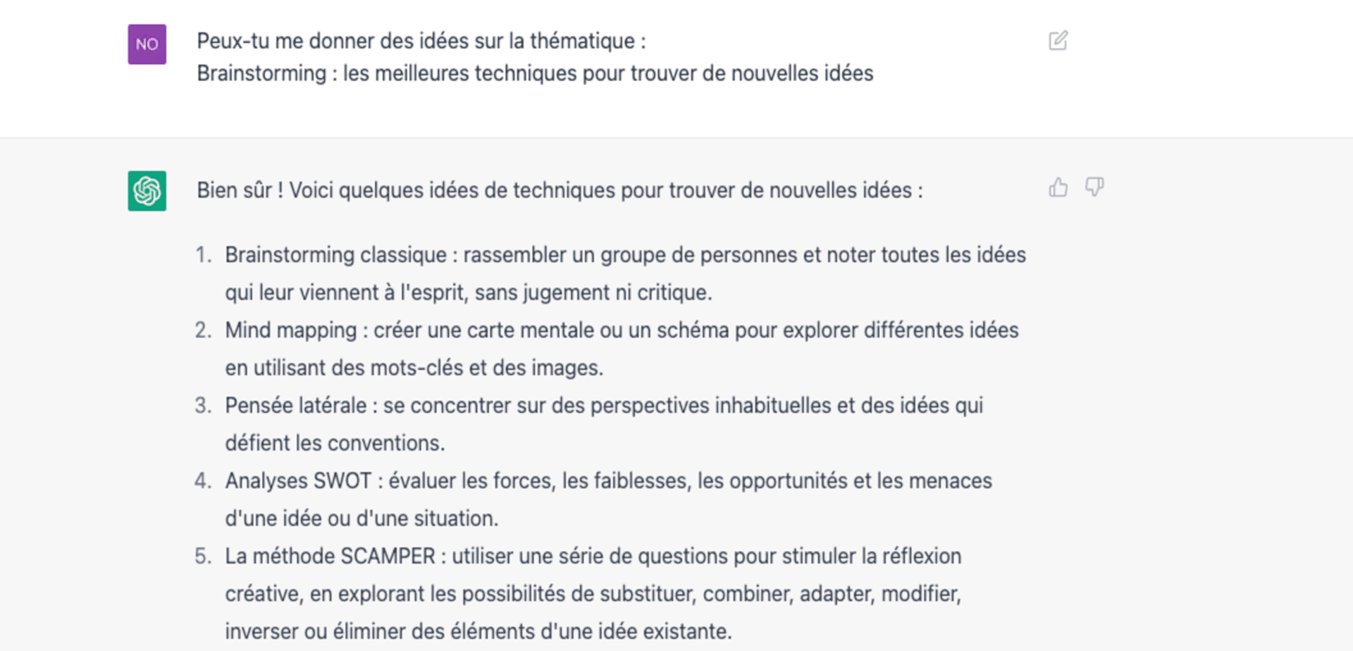 Brainstorming ChatGPT