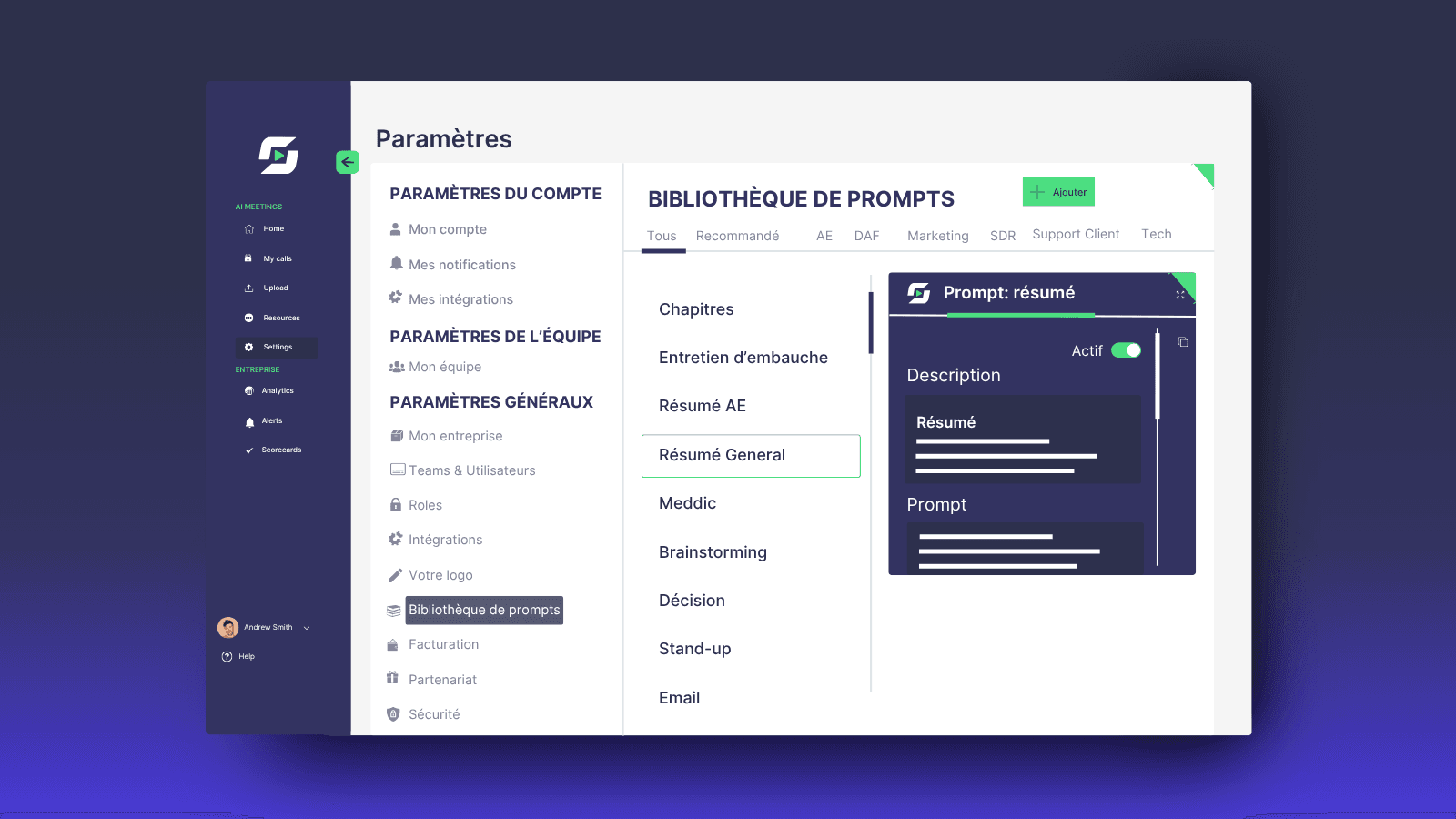 bibliothèque de prompt leexi