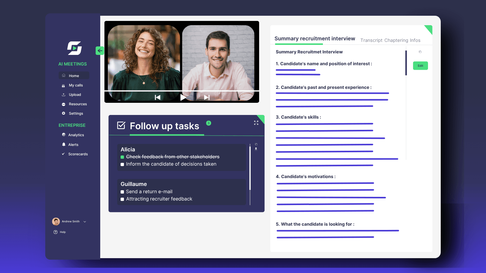 résumé personnalisé fr