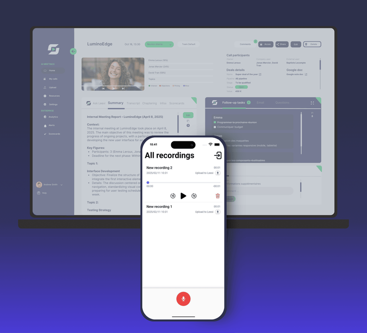 Mobile App for In-Person Meetings