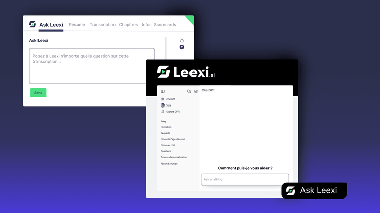 Ask Leexi: votre assistant personnel