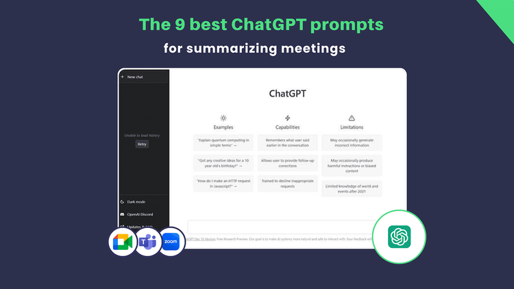 The 9 Best ChatGPT Prompts for Summarizing Meetings