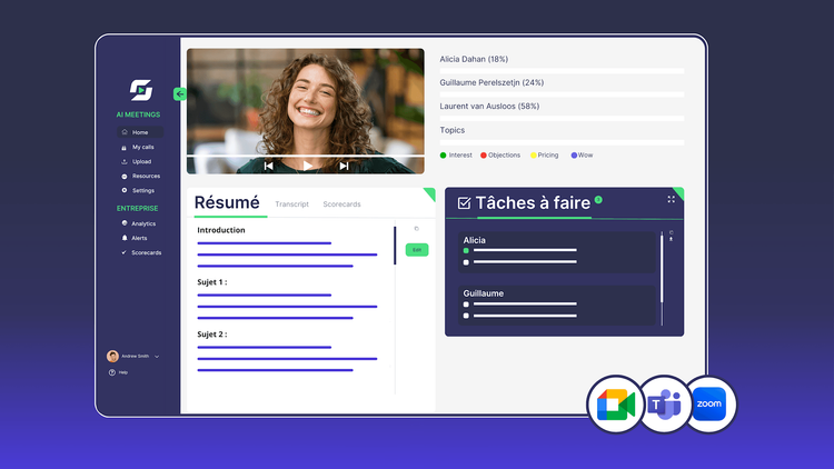 Leexi prends en note toutes vos réunions automatiquement