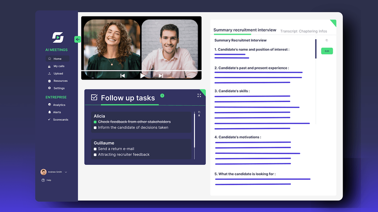 Leexi helpt je bij je sollicitatiegesprekken